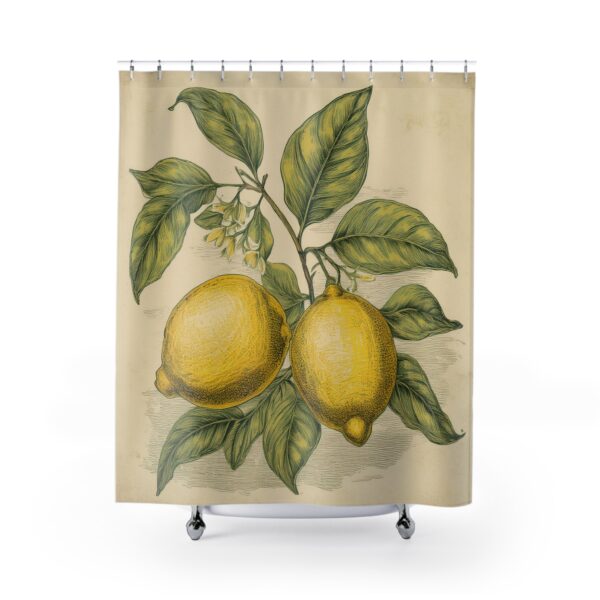 Vintage Lemons Shower Curtains