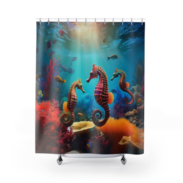 Seahorses Shower Curtain