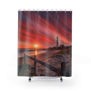 Sunset at Cape Hatteras Shower Curtain Bohemian