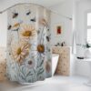 Bee and Daisy Combo Shower Curtains - Image 2